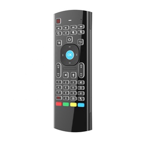 Hostrong Air Mouse con retroiluminación de voz Control remoto 2,4G RF Teclado inalámbrico para Smart TV Box MX3 MINI OEM Soporte personalizado - Product Image 1