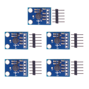 5 PCS GY-61 ADXL335 Acelerometro 3-Axis <strong>Analog</strong> <strong>Output</strong> <strong>Accelerometer</strong> Module Angular Transducer 3V-5V Tilt Angle Module