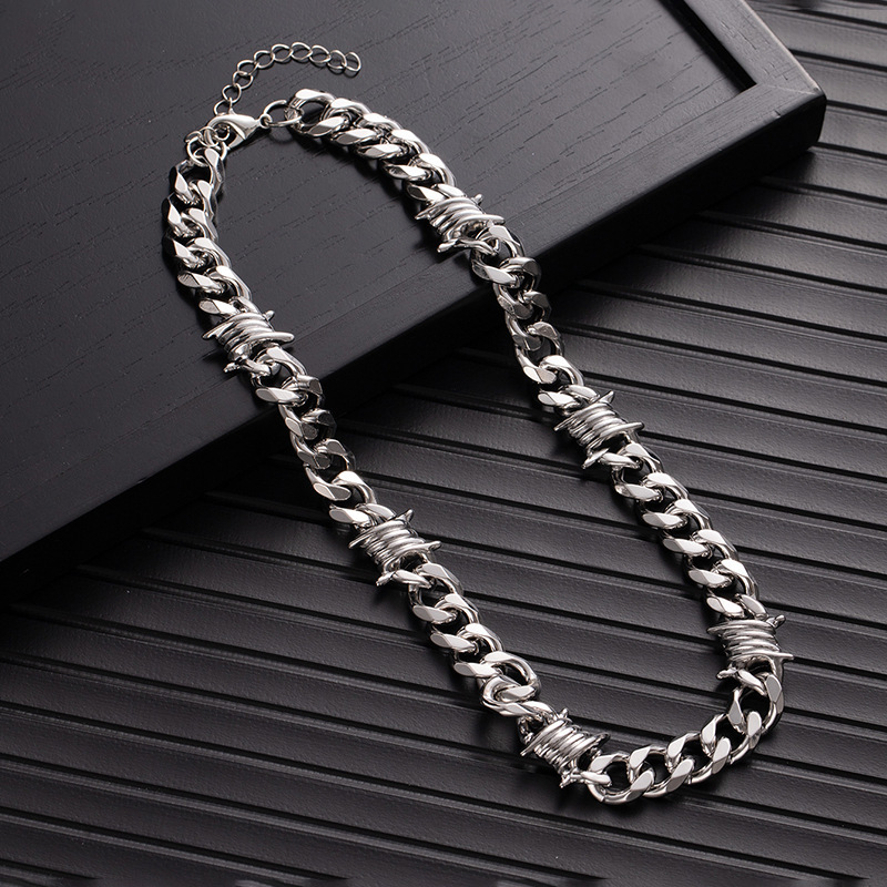 X393-2 necklace-40 cm silver