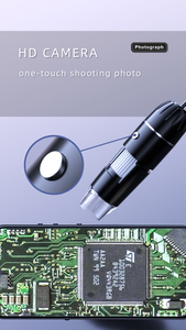3 In 1 Uface face nterface igigtal icamamera con Android yype 1600X orortable leclectronic pair epair Microscopio - Product Image 3