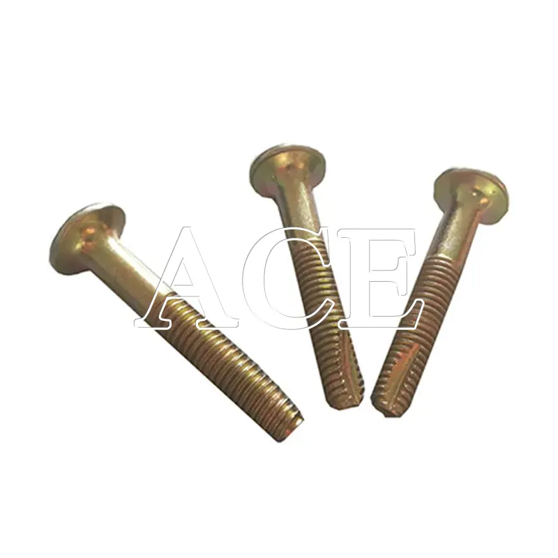 Container Parts and Accessories Floor Nails Fastener M6 M8 Copper Plated Steel Container Tapping Floor Screws