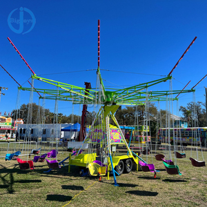 פארק שעשועים <span class=keywords><strong>swinger</strong></span> כיף יריד משחק רוכב רוכב אופניים הוגן נדנדה כיסא עף רוכב למכירה