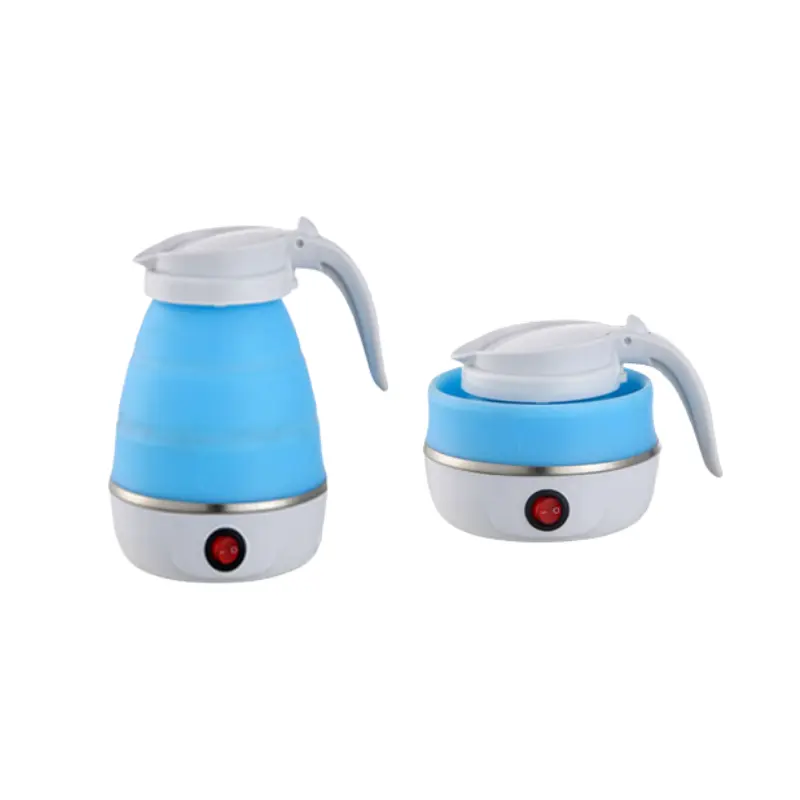 Vente en gros pas cher mini chauffe-eau portable pliable cruche chaudière théière bouilloire électrique pour voyage eau bouillante