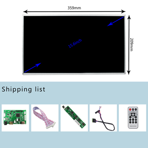 Kit de pantalla de visualización Pantalla Lcd de 15,6 pulgadas 1366X768 15,6 Pantalla Lcd de computadora portátil con placa controladora Lvds de 40 pines - Product Image 5