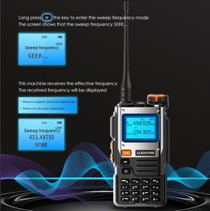 2 упаковки FCC CE Alervites Walkie Talkie 5 Вт UV K61 AT-K61 двухстороннее радио полный диапазон приема типа C заряд воздуха DTMF NOAA - Product Image 4