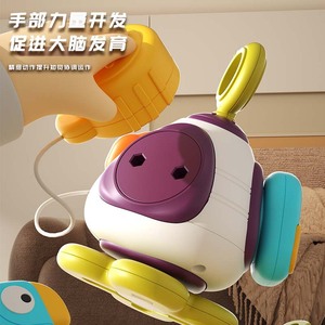 Montessori Hand Grasping Ball Educational Learning <strong>Toy</strong> Multifunctional Baby Hand Catch Activity Puzzle Cube Busy Ball - Product Image 5