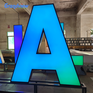 Khổng lồ đứng <span class=keywords><strong>LED</strong></span> RGB thư <span class=keywords><strong>signage</strong></span> tùy chỉnh thiết kế logo 3D <span class=keywords><strong>LED</strong></span> ánh sáng dấu hiệu ngoài trời cho doanh nghiệp - Product Image 1