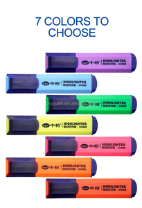 Sipa SH889 High Quality Custom Private Label <strong>Chisel</strong> Tip Graffiti <strong>Marker</strong> <strong>Highlighter</strong> Pen 7 Colors Set