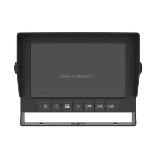Monitor LCD TFT a Color, 7 pulgadas, IP69, resistente al agua, con 3 entradas de vídeo de 12V y 24V - Product Image 4
