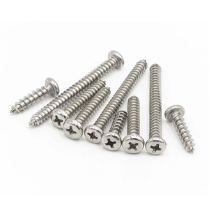 Çeşitli boyut M4 paslanmaz çelik vida M1.2 M1.4 M1.7 M2 M2.3 M2.6 M3 M3.5 M4.2 M5 M6 yuvarlak Phillips Pan kafa kendini vurarak vidalar - Product Image 2