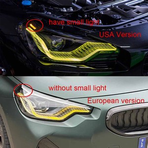 Amber kırmızı sarı LED DRL panoları BMW 2 serisi G42 M2 G87 araç parçaları gündüz çalışan ışık - Product Image 4