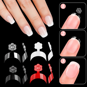 Fabrika 80 adet/kutu Ultra kısa erik çiçeği çivi 4 renk seçenekleri basın-on yapay tırnaklar akrilik Nail İpuçları hızlı kargo - Product Image 1