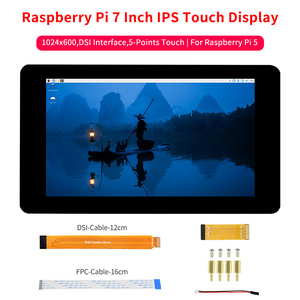 7-Zoll-IPS-Display 1024x600 Kapazitiver Touchscreen 5 Punkte Einstellbare Helligkeit DSI-LCD für Raspberry Pi 5/4 - Product Image 6