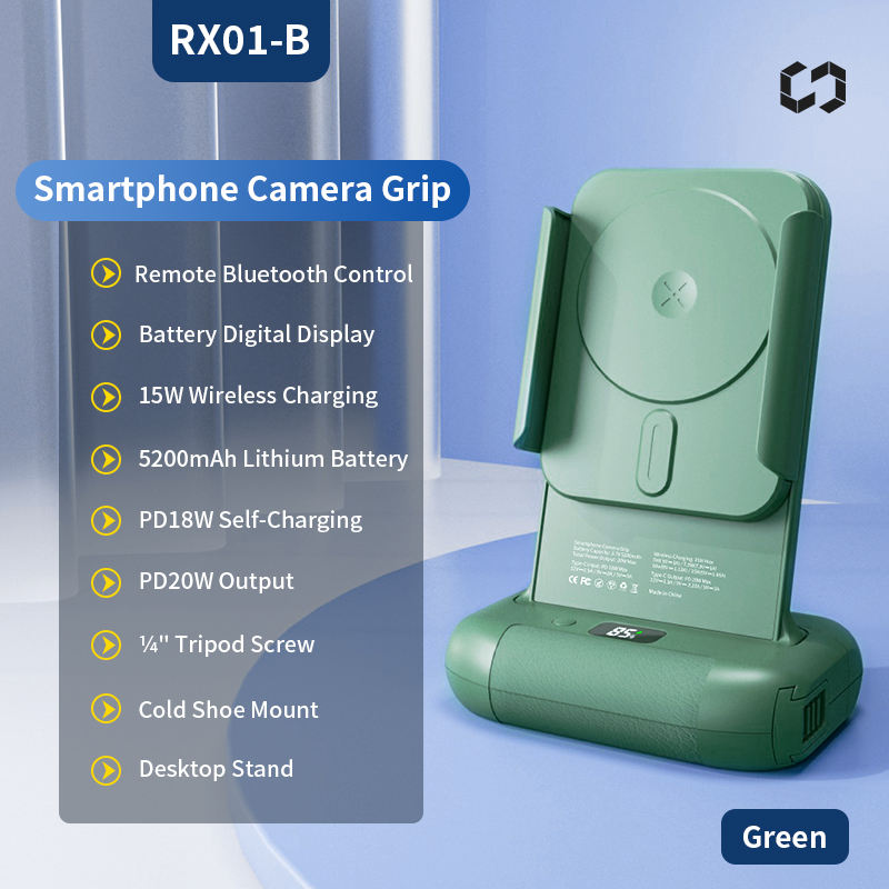 Ricarica rapida wireless verde base da 15 W