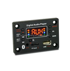 บอร์ดถอดรหัส MP3ไร้สาย12V เครื่องเล่น MP3หน้าจอสีโมดูลวิทยุ FM USB TF พร้อมรีโมทคอนโทรล - Product Image 3