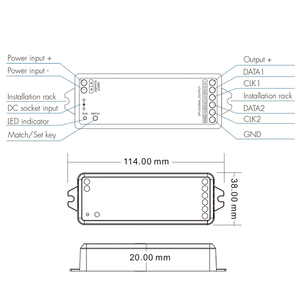 Tuya Wifi RGB piksel LED denetleyici DC 5V 12V 24V SPI 1000 piksel müzik Sync RF2.4G APP kontrol Alexa eko çalışır uzaktan kumanda - Product Image 4