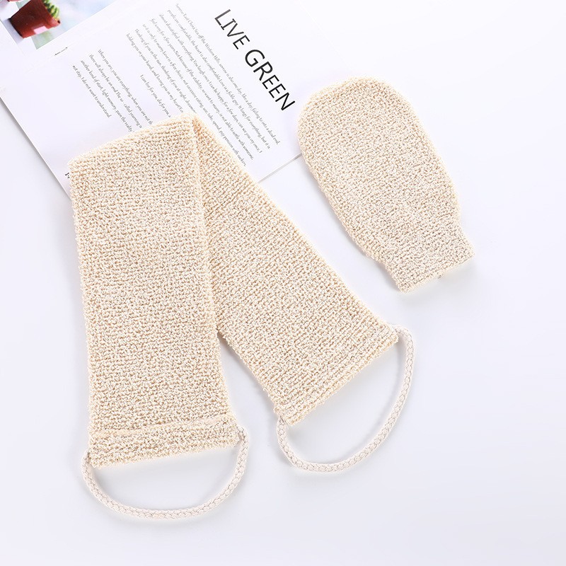Dot-pattern set-opp-beige tablecloth-6011 cm-gloves-2011 cm