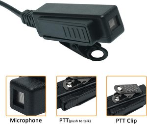 Moto APX6000 XPR7550 XPR7550e กันน้ำหูฟังชุดหูฟังไมโครโฟน PTT 3.5มม. ฟังเฉพาะเครื่องส่งรับวิทยุ2ทาง - Product Image 2