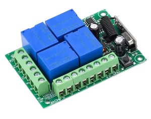 433Mhz Universal Wireless <strong>Remote</strong> <strong>Control</strong> Switch 4CH Relay Receiver Module