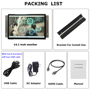 Customization 10.1 Inch HDMI <strong>Monitor</strong> HD Cctv Camera Screen Desktop LCD <strong>Monitor</strong> <strong>with</strong> VGA USB Capacitive Touch Screen <strong>Monitor</strong> - Product Image 6