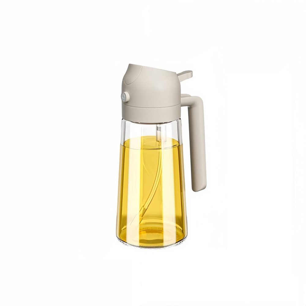 transparent bottle - white cover