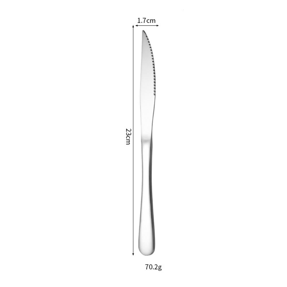 Silver- Silver- Steak knife