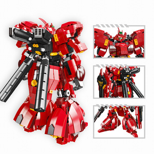 MSN-04 Sazabi DIY, Военная коллекция фигур, фигурки для взрослых, Детская модель, конструктор из кирпича, набор строительных блоков, роботы из АБС - Product Image 6