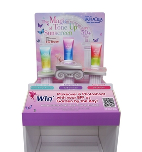 Cá nhân PVC hiển thị truy cập đứng lắp ráp các tông hiển thị sàn Rack cho bán lẻ trung tâm mua sắm sử dụng hoàn hảo chủ - Product Image 4