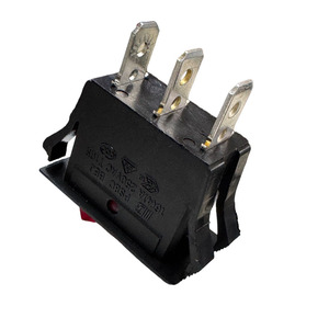 32*16.9mm 3 Pin güç anahtarı açma-kapama 16A 250V 20A 125V kırmızı gösterge ışığı Rocker anahtarı ile iki mod kontrolü - Product Image 3