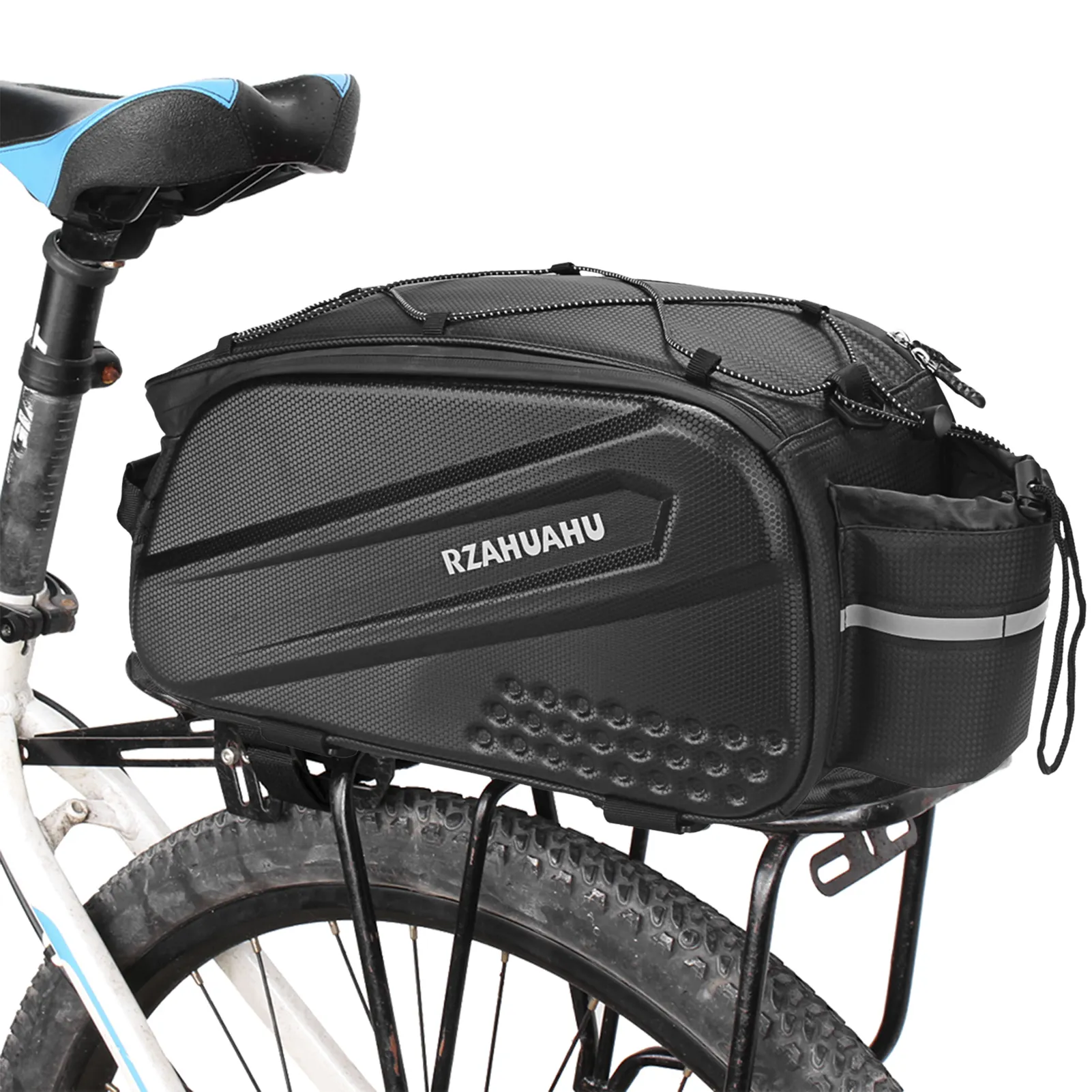 10L多機能自転車リアシートバッグ防水サイクリングバイクラックトランクカーゴバッグパニエハンドバッグショルダーバッグ