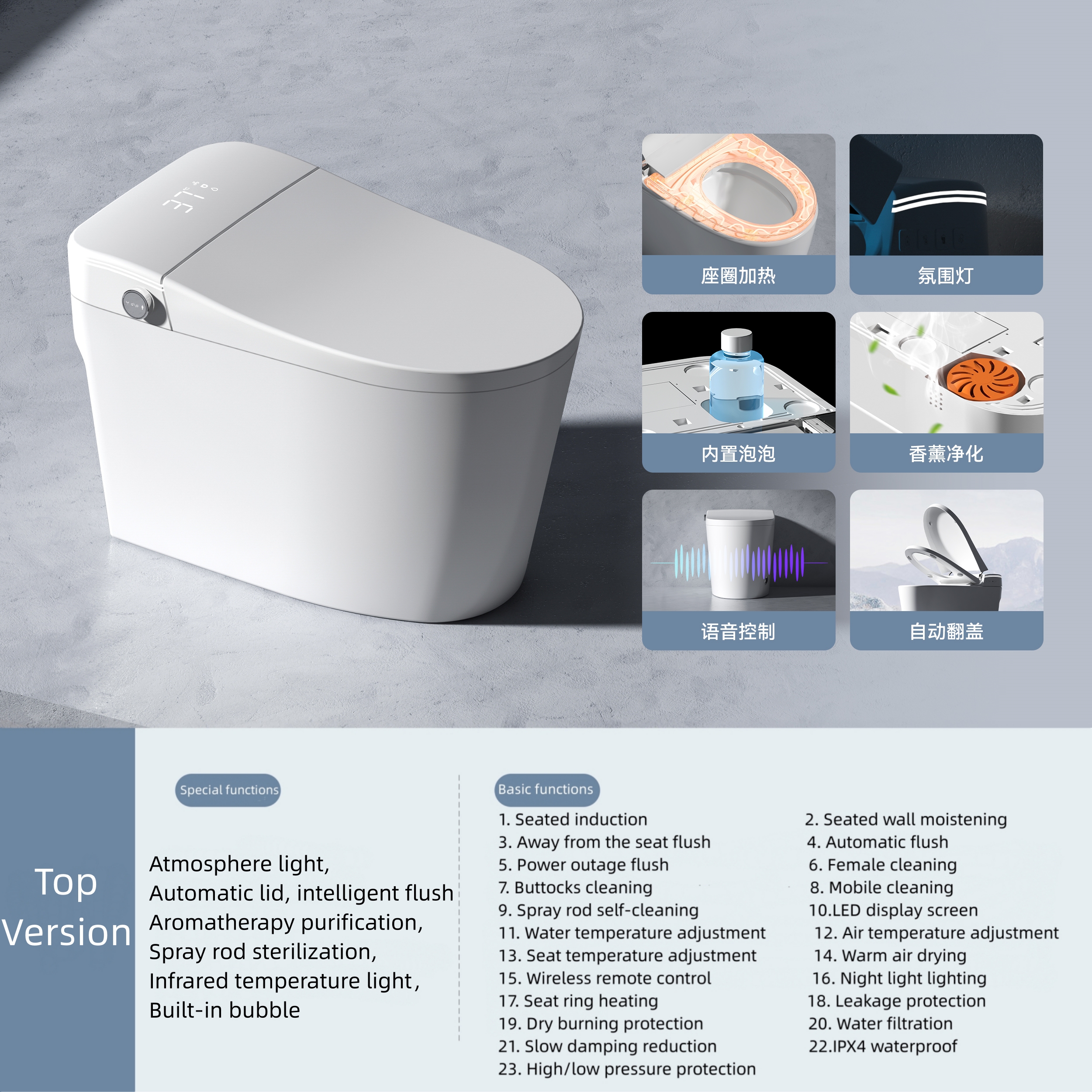 Top Version(Without Water Tank)
