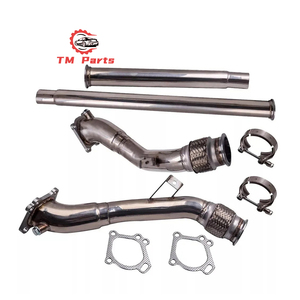 Stainless Steel Down Pipe for <strong>Audi</strong> <strong>S4</strong> <strong>B5</strong> A6 Allroad C5 2.7L K04 RS6 3&quot; 2.5&quot; Exhaust Downpipe for K03 Turbo &amp; Upgrade K04/RS6 - Product Image 6