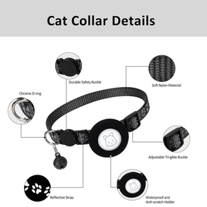 トラッカー用ベルトラッカー付きペット猫反射カラー - Product Image 3