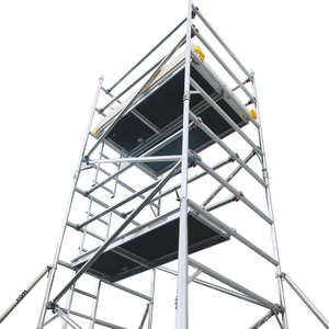 Prima, diseño moderno, andamios de aluminio móviles multifuncionales, construcción al aire libre, acero duradero con acabado galvanizado - Product Image 5