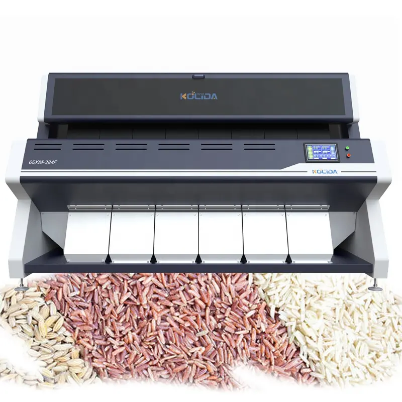CCD pirinç renk sıralayıcı/pirinç renk sıralayıcı makinesi/tahıl işleme ve pirinç değirmeni için tahıl sıralama makinesi