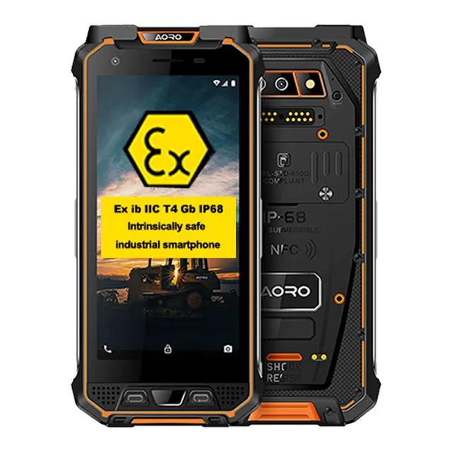 Smartphone atex ip68, celular android, 4g lte, intrínsitamente seguro, sem câmera
