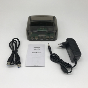 HDD Docking Station <strong>USB</strong> <strong>3.0</strong> to SATA 2.5 3.5 Inch <strong>IDE</strong> Adapter Dual Slots Transparent Multi-function Hard Drive Base - Product Image 5