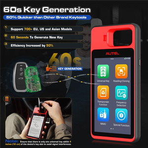 Autel MaxiIM KM100 <strong>Key</strong> Fob Programming Immobilizer Tool 2PCS Autel IKEY for 60s <strong>Key</strong> Generation OBD IMMO Car <strong>Key</strong> <strong>Programmer</strong>