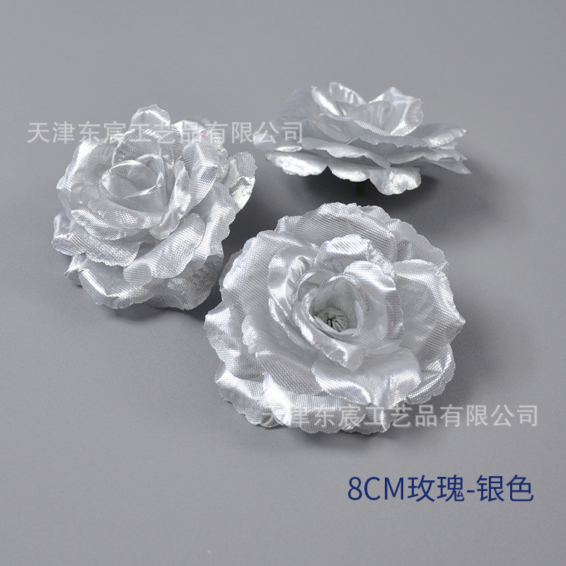 Rose 8 cm - Argent