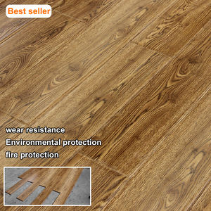 Phong cách hiện đại 10 mét HDF không thấm nước Laminate sàn bấm vào cài đặt AC3 mặc mịn Matte kết thúc rộng ván dễ dàng sạch sống - Product Image 5