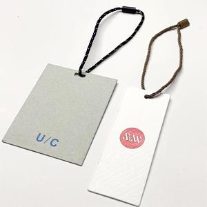 カスタムデザイン衣服Hangtagシール文字列プラスチックタグ吊りラベル - Product Image 5