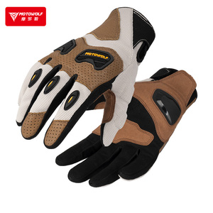 <span class=keywords><strong>Motowolf</strong></span> ถุงมือขี่มอเตอร์ไซค์หนังแกะทัชสกรีน3สี - Product Image 3