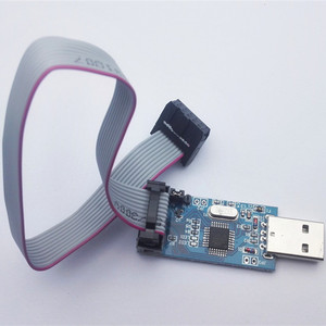 LC-01 51 AVR programmer ISP USBASP downloader USBISP download line componenti elettronici