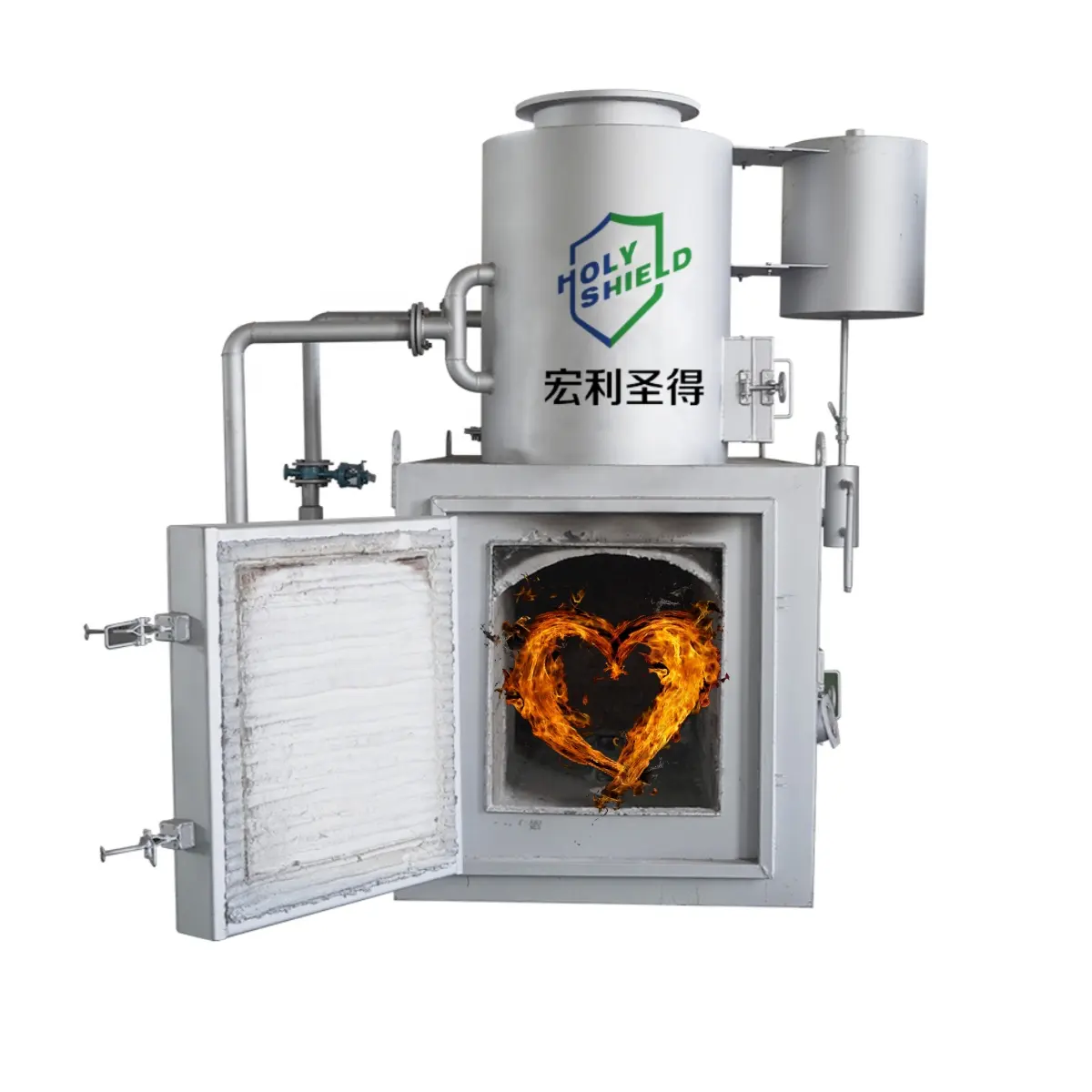 High temperature pyrolysis incinerator pet cremation machine medical waste Hospital animal incinerator fuel electric
