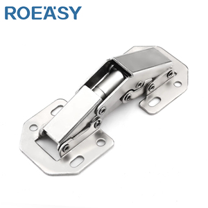 Roeasy 3 inch 4 inch đặc biệt ếch giấu 90 độ Bản lề không Khoan Mở song song mùa xuân nạp nội thất bản lề - Product Image 3