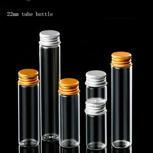 Lọ nhỏ với nhôm vít có nắp đậy chai thủy tinh nhỏ rõ ràng lọ nhỏ kim loại mũ hàng đầu mẫu tin nhắn chai đồ trang sức hạt các loại thảo mộc - Product Image 2