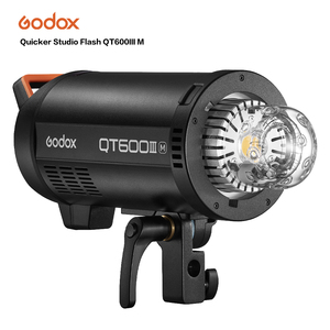 Godox QT600III 600W 1/8000s yüksek hızlı Sync stüdyo flaş çakarlı lamba dahili 2.4G sistemi + 40W LED modelleme ampul - Product Image 1