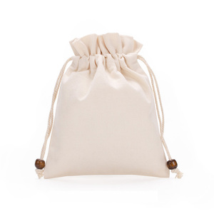 Bolsa de algodón de lona reciclable ecológica personalizada bolsa con cordón patrón de rayas logotipo personalizado estilo plegable cadena promociones