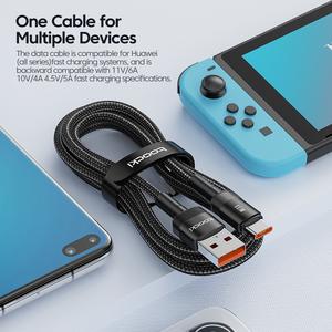 Toocki en iyi fiyat tam uyumlu çip USB 2.0 hızlı şarj kablosu tip C kablo USB A C tipi kablo 5A 100W kablo - Product Image 4