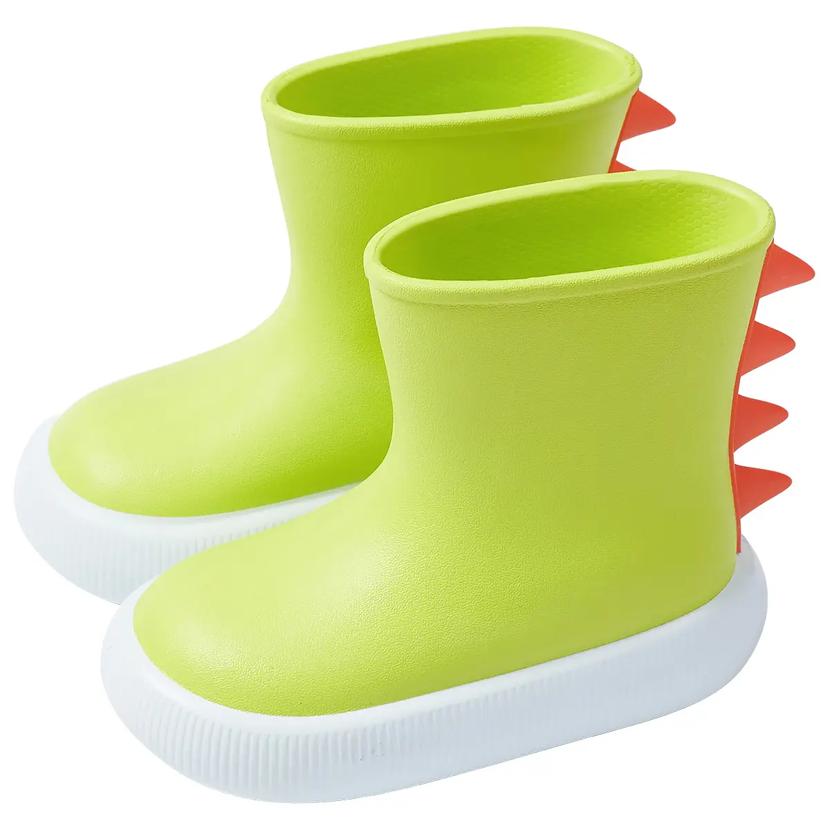 Neşeli Mario bebek kalın tabanlı yağmur çizmeleri çocuk yağmur ayakkabıları erkek ve kız kaymaz bebek çocuk su ayakkabısı kauçuk ayakkabı